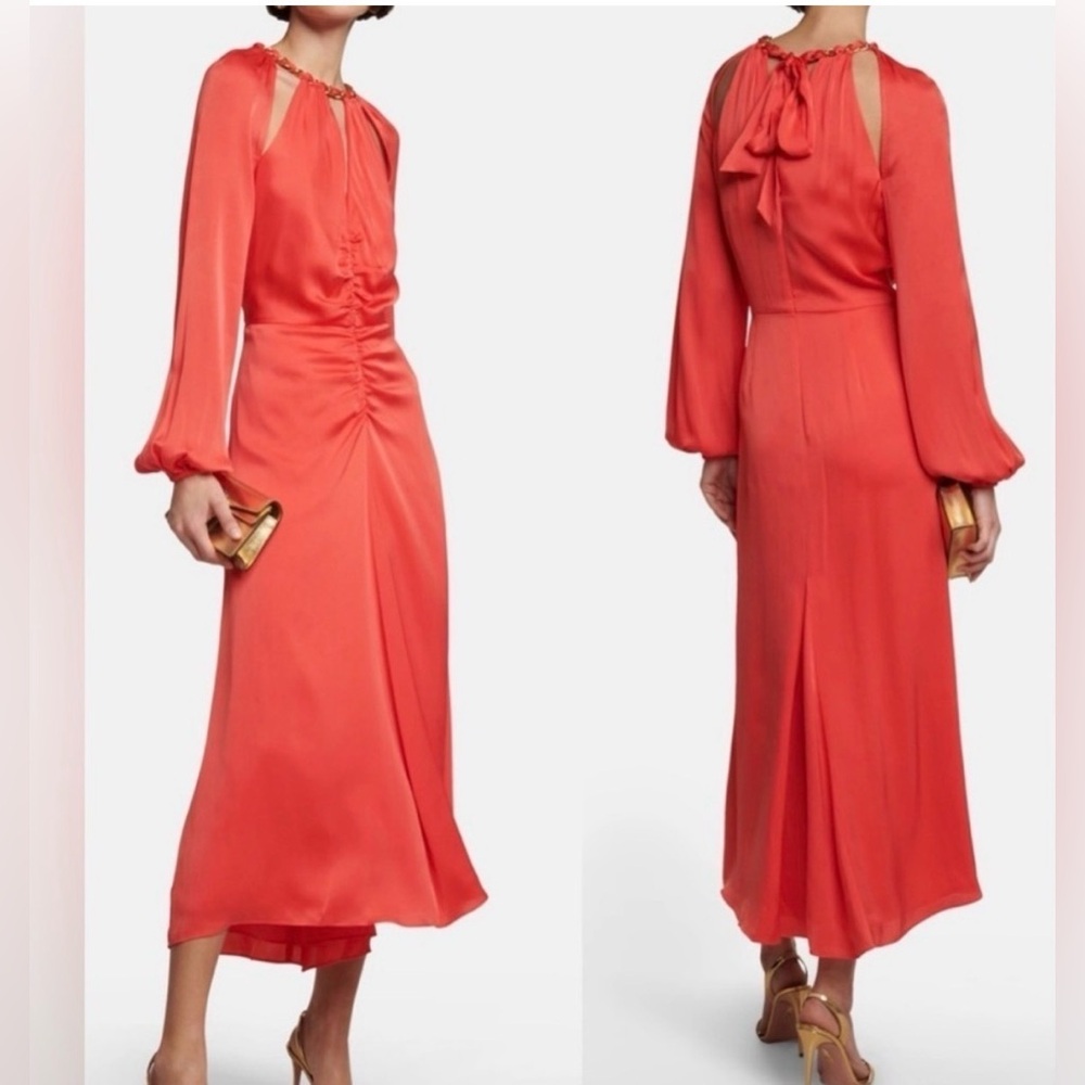 Veronica Beard Fayla Dress in Watermelon color size 0